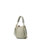 Elora grüne Schultertasche aus Leder - 22x18x13,5 cm