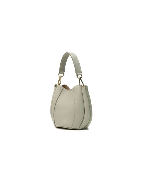 Elora grüne Schultertasche aus Leder - 22x18x13,5 cm