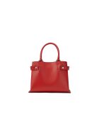 Nelia rote Lederhandtasche - 27x22x12cm