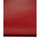 Nelia rote Lederhandtasche - 27x22x12cm