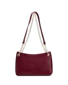 Plum Mia Schultertasche aus Leder - 28x17x8cm