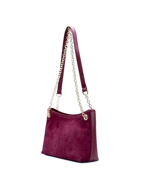 Plum Mia Schultertasche aus Leder - 28x17x8cm