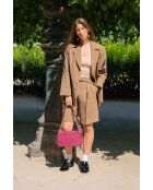 Plum Mia Schultertasche aus Leder - 28x17x8cm