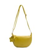 Dali matcha leren schoudertas - 28x16x6cm