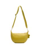 Dali matcha leren schoudertas - 28x16x6cm