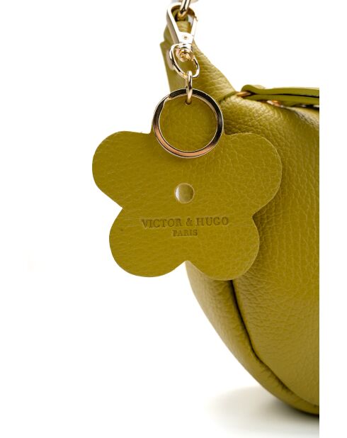 Schultertasche Dali aus Matcha Leder - 28x16x6cm