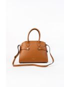 Luzd Schultertasche aus kamelfarbenem Leder - 31X24X16cm