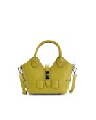 Noho matcha leren schoudertas - 25x12x11cm