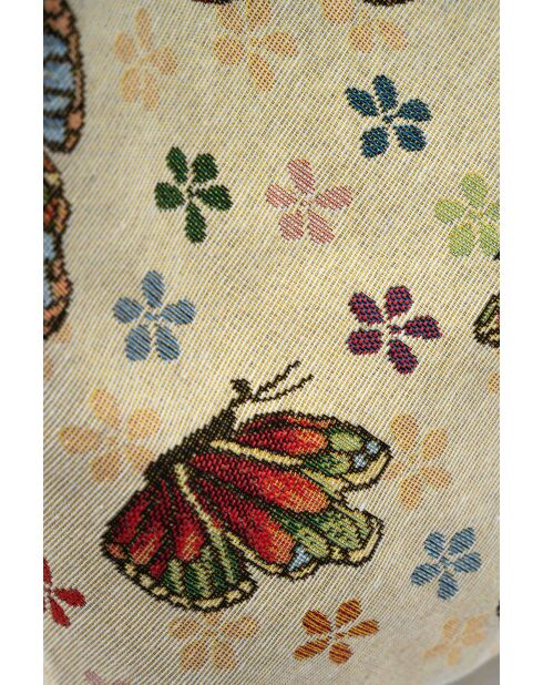 Lya Schultertasche aus Leder mit Kamelmuster - 58x50x2cm