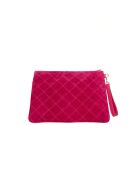 Pochette en cuir Clay fushia - 38.5x29x2cm
