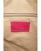 Pochette en cuir Clay fushia - 38.5x29x2cm