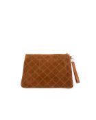Pochette en cuir Clay terracotta - 38.5x29x2cm