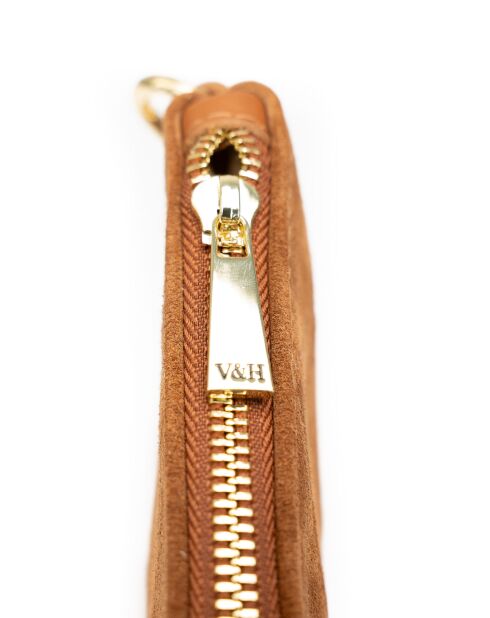 Pochette en cuir Clay terracotta - 38.5x29x2cm