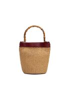 Borsa a tracolla Talin in pelle bordeaux - 25x24x17,5cm