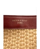 Borsa a tracolla Talin in pelle bordeaux - 25x24x17,5cm