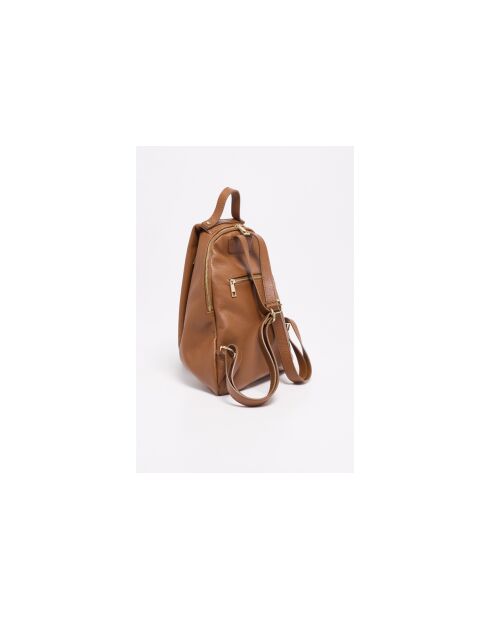 Zaino Sadie in pelle di cammello - 45X25X5cm