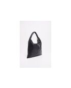 Sac porte épaule en cuir Zelie noir - 35X45X5cm