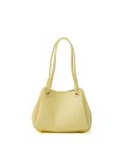 Borsa a tracolla Dana in pelle gialla - 22x18x16cm