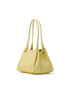 Borsa a tracolla Dana in pelle gialla - 22x18x16cm
