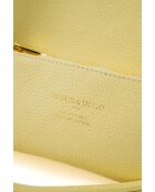 Borsa a tracolla Dana in pelle gialla - 22x18x16cm