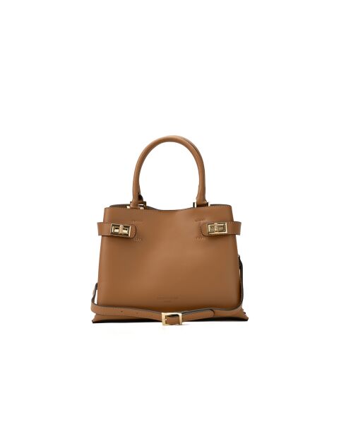 Nelia Handtasche aus Kamelleder - 27x22x12cm