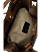 Nelia Handtasche aus Kamelleder - 27x22x12cm