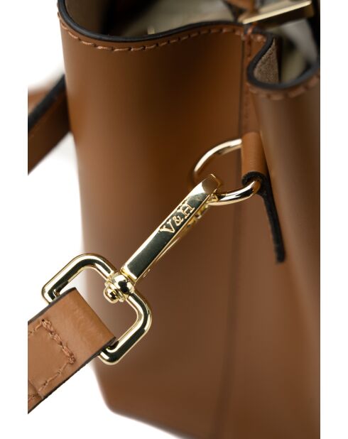 Nelia Handtasche aus Kamelleder - 27x22x12cm