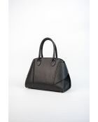 Luzd Schultertasche aus schwarzem Leder - 31X24X16cm