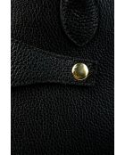 Luzd Schultertasche aus schwarzem Leder - 31X24X16cm