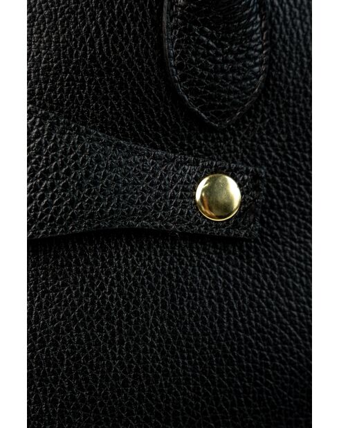 Luzd Schultertasche aus schwarzem Leder - 31X24X16cm