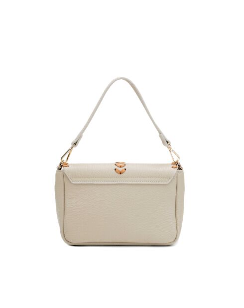 Bandolera de piel Rima beige/camel - 26x17x7,5 cm
