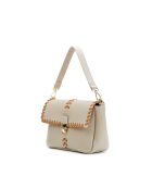 Bandolera de piel Rima beige/camel - 26x17x7,5 cm
