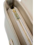 Bandolera de piel Rima beige/camel - 26x17x7,5 cm