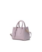Alba lila leren handtas - 25x20x15cm