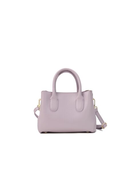 Alba lila leren handtas - 25x20x15cm