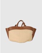 Handtasche Malta aus Kamelleder - 45x23x18cm