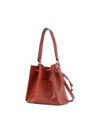 Claudia Schultertasche aus Terrakottaleder - 27x25 12cm