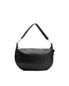 Kim Schultertasche aus schwarzem Leder - 39X24X8cm