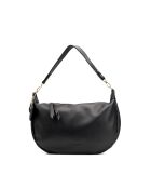 Kim Schultertasche aus schwarzem Leder - 39X24X8cm