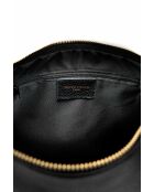 Kim Schultertasche aus schwarzem Leder - 39X24X8cm