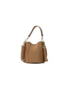Elora Schultertasche aus leichtem Kamelleder - 22x18x13,5 cm