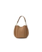 Elora Schultertasche aus leichtem Kamelleder - 22x18x13,5 cm