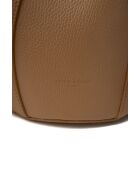 Elora Schultertasche aus leichtem Kamelleder - 22x18x13,5 cm