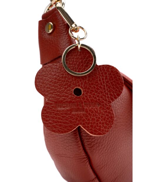 Schultertasche Dali aus Terrakottaleder - 28x16x6cm