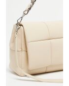 Alba Lederhandtasche cremefarben - 25x20x15cm