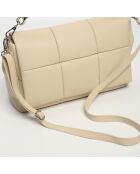 Alba Lederhandtasche cremefarben - 25x20x15cm