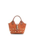 Josie Schultertasche aus Terrakottaleder - 25x12x11cm
