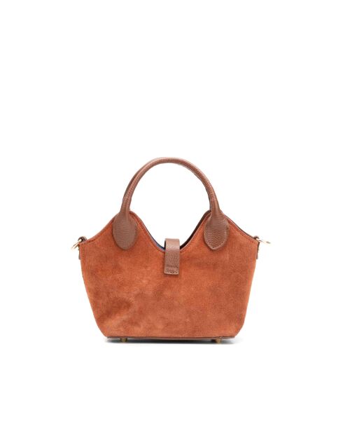 Josie Schultertasche aus Terrakottaleder - 25x12x11cm