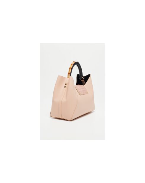 Ana nude leren handtas - 35x27x13,5cm
