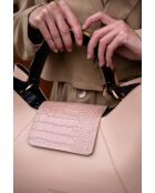 Ana nude leren handtas - 35x27x13,5cm